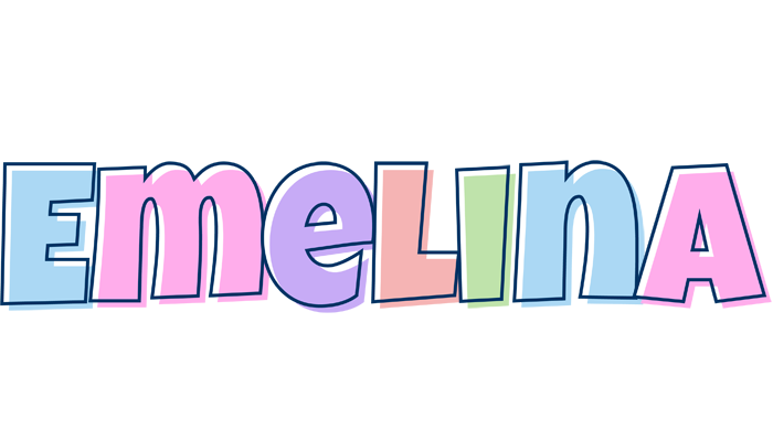 Emelina pastel logo