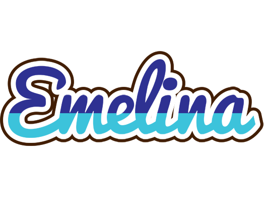 Emelina raining logo