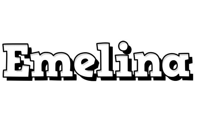 Emelina snowing logo