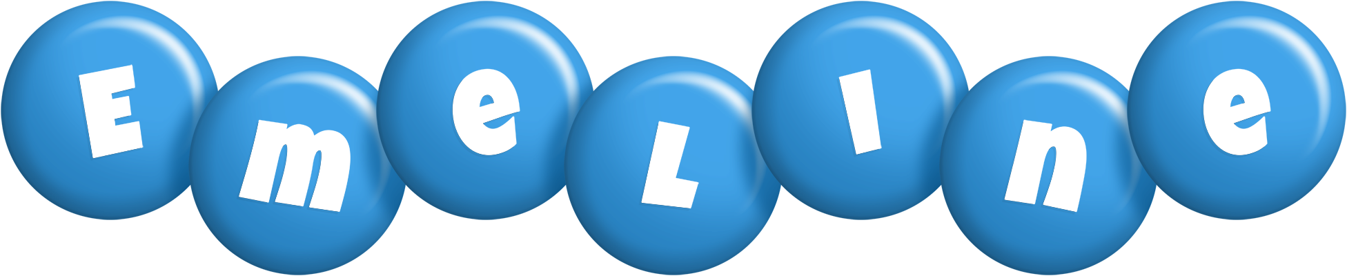 Emeline candy-blue logo