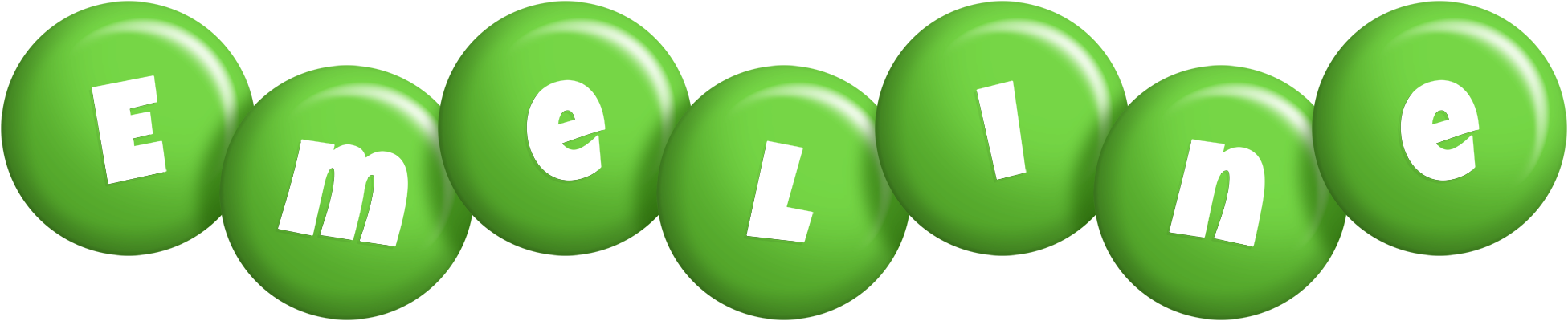 Emeline candy-green logo