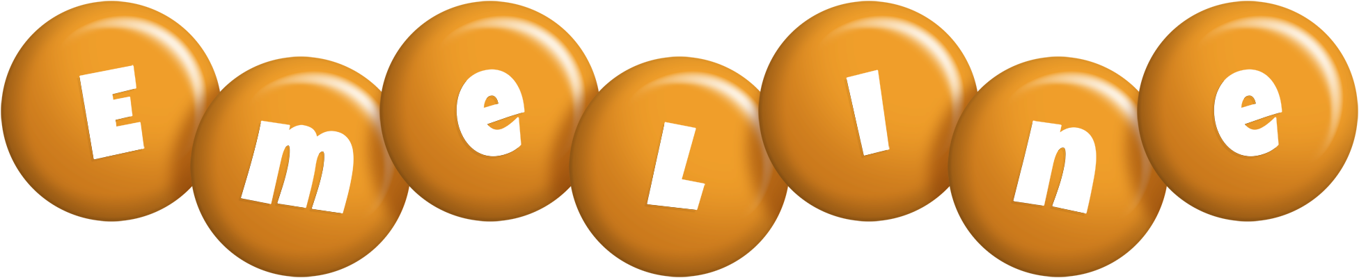 Emeline candy-orange logo