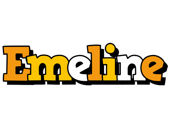 Emeline cartoon logo