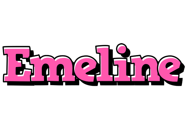 Emeline girlish logo