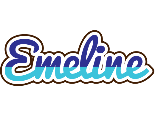 Emeline raining logo