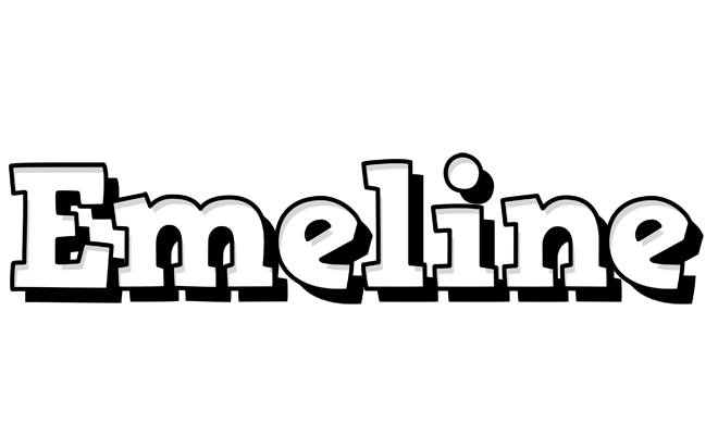 Emeline snowing logo