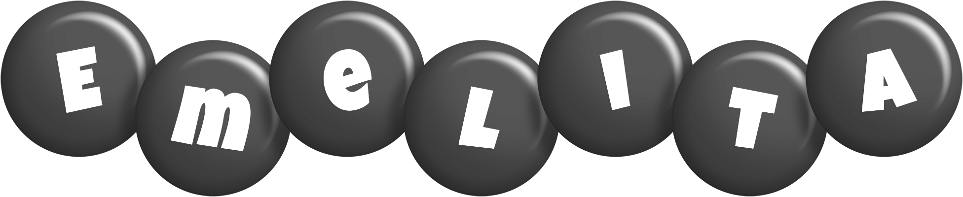 Emelita candy-black logo