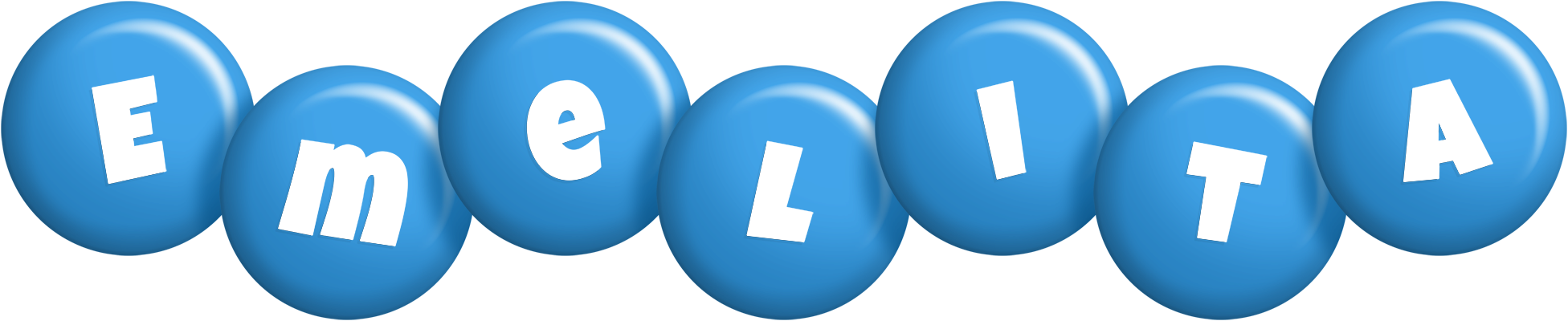 Emelita candy-blue logo