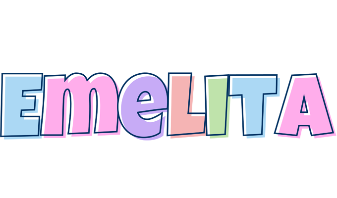 Emelita pastel logo