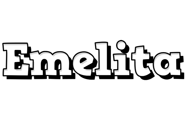 Emelita snowing logo