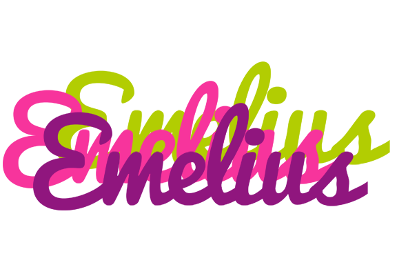 Emelius flowers logo