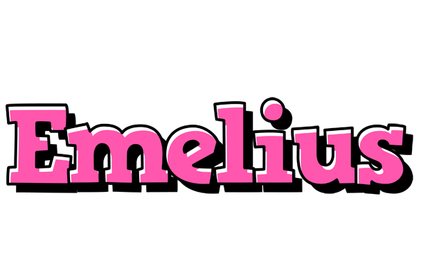 Emelius girlish logo