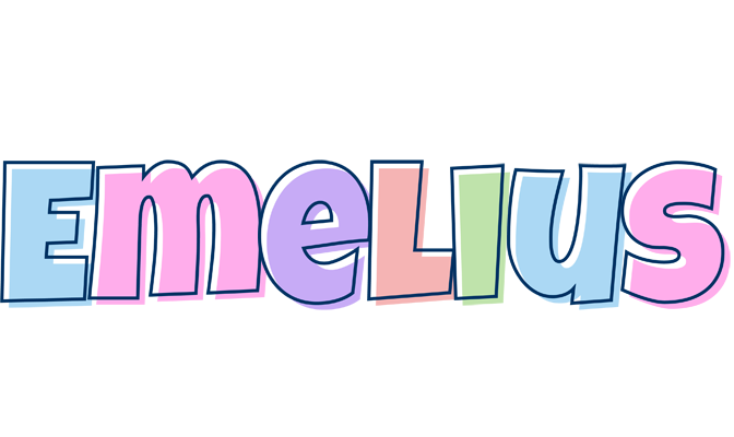 Emelius pastel logo