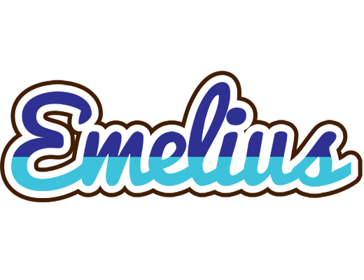 Emelius raining logo