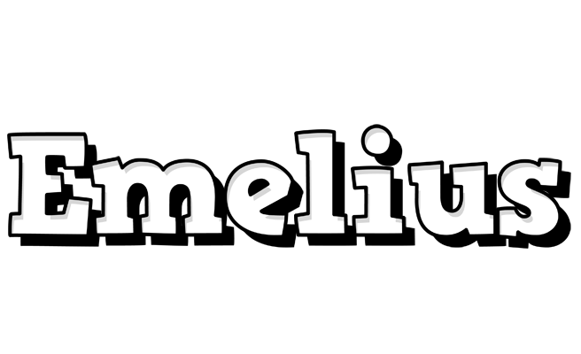 Emelius snowing logo