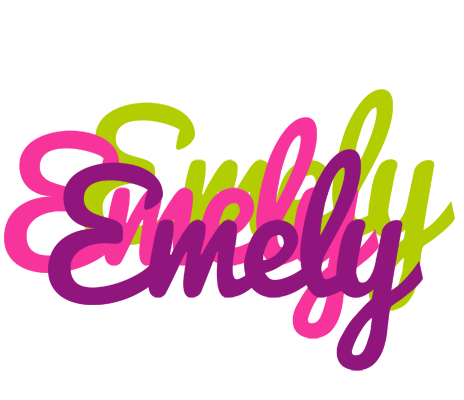 Emely flowers logo