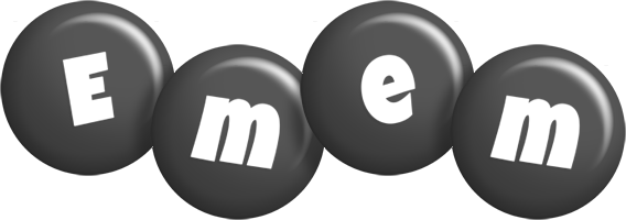 Emem candy-black logo