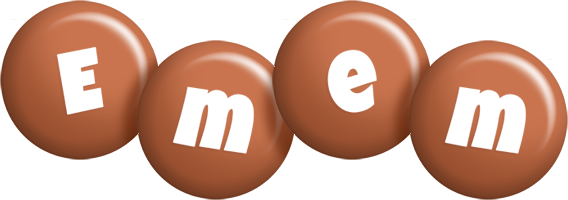 Emem candy-brown logo