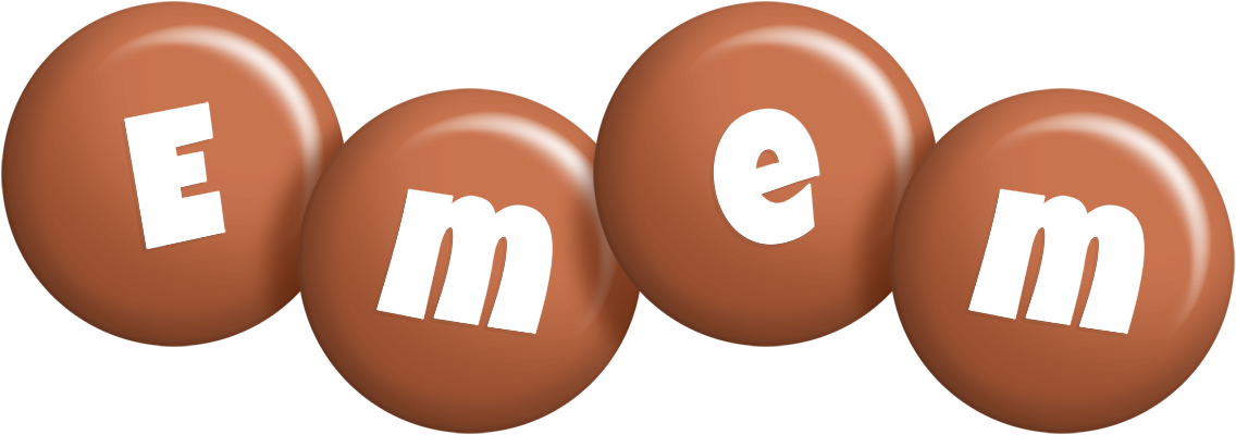 Emem candy-brown logo