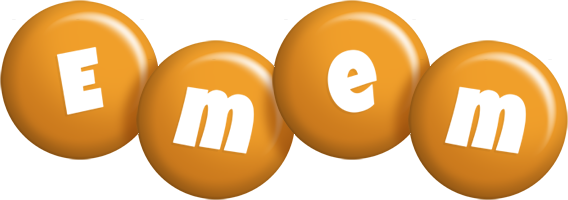 Emem candy-orange logo