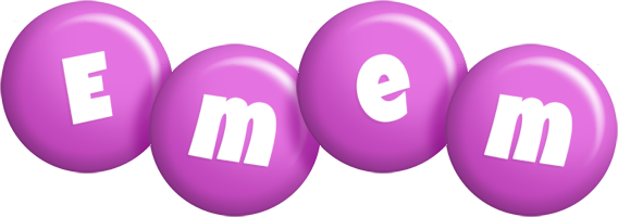 Emem candy-purple logo