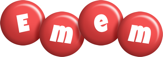 Emem candy-red logo