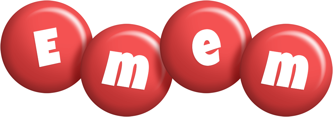 Emem candy-red logo