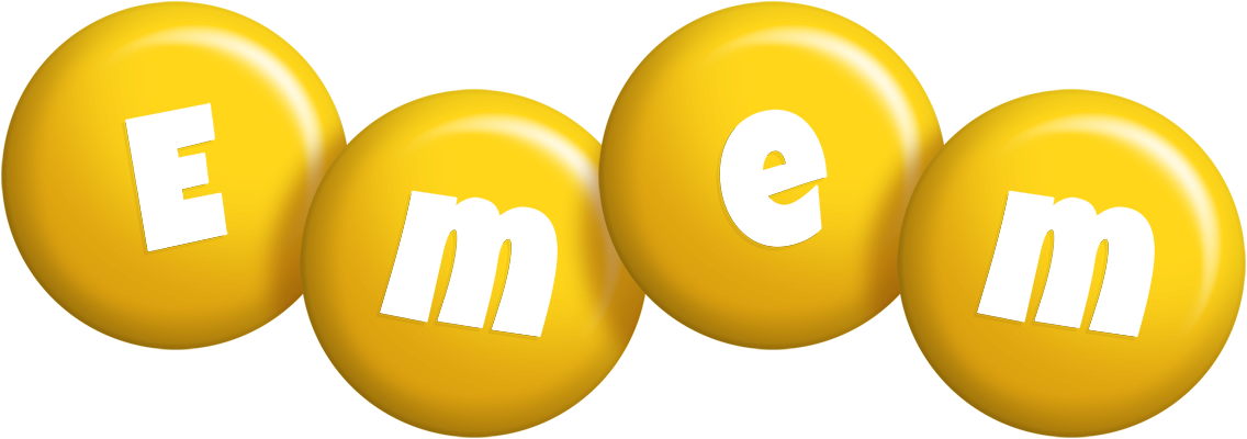 Emem candy-yellow logo