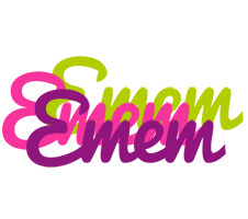 Emem flowers logo