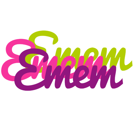 Emem flowers logo
