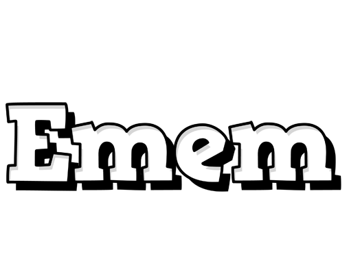 Emem snowing logo