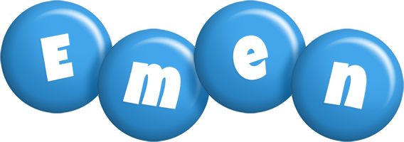 Emen candy-blue logo