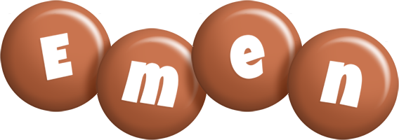 Emen candy-brown logo
