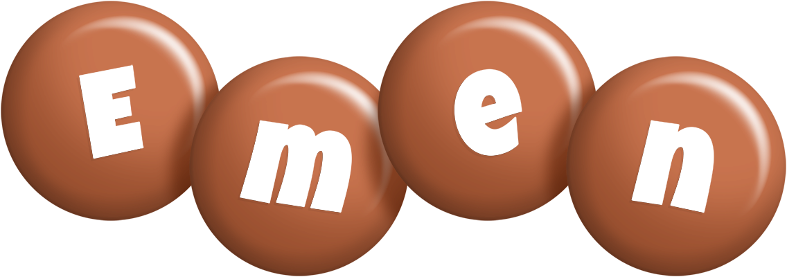 Emen candy-brown logo