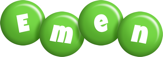 Emen candy-green logo