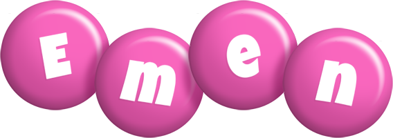 Emen candy-pink logo