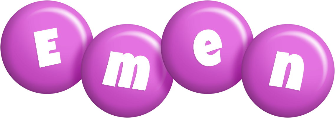 Emen candy-purple logo