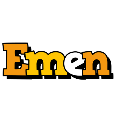Emen cartoon logo
