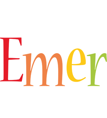 Emer birthday logo