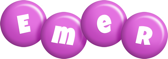 Emer candy-purple logo