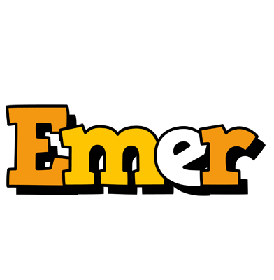 Emer cartoon logo