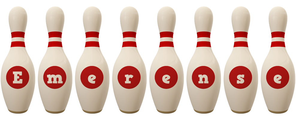 Emerense bowling-pin logo