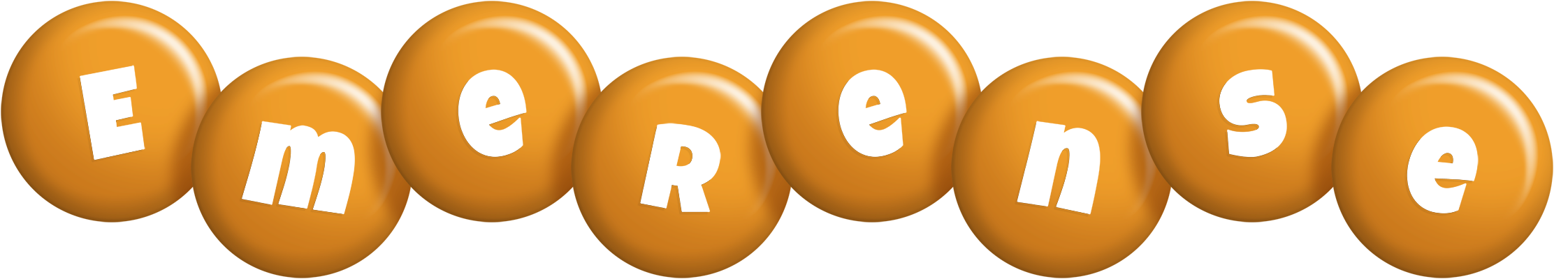 Emerense candy-orange logo