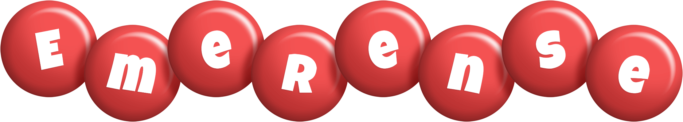Emerense candy-red logo