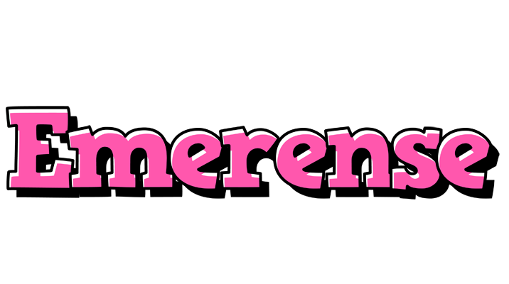Emerense girlish logo