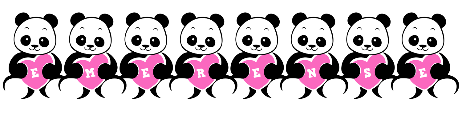 Emerense love-panda logo