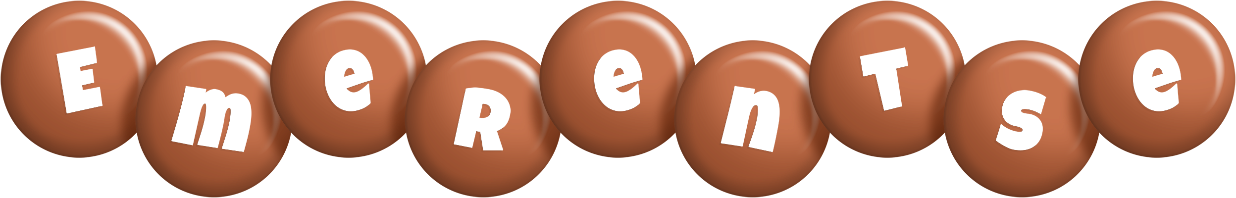 Emerentse candy-brown logo