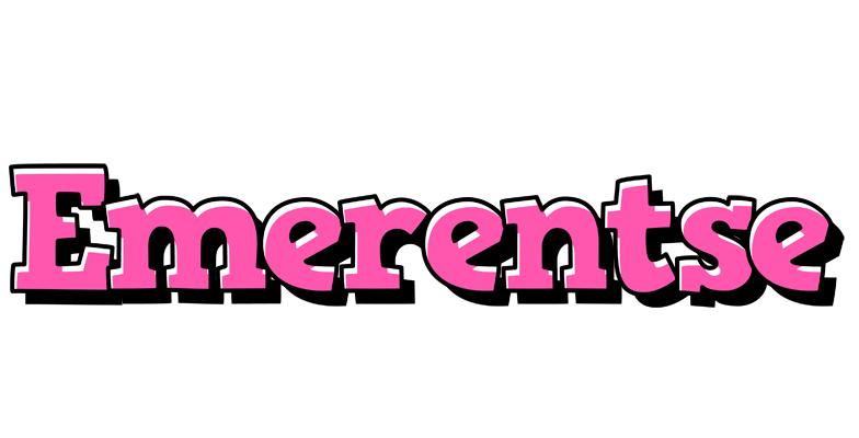 Emerentse girlish logo