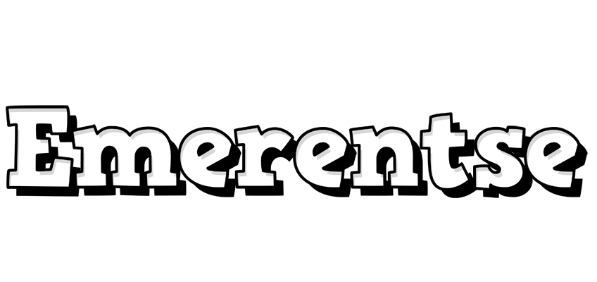 Emerentse snowing logo