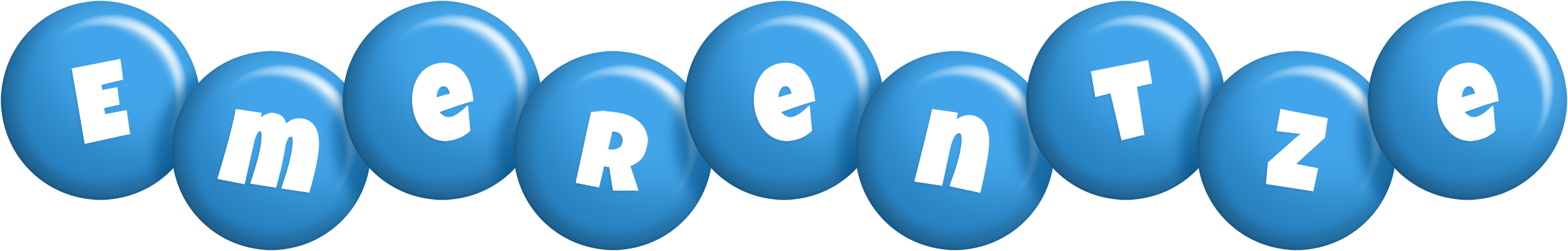Emerentze candy-blue logo